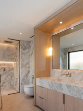 Villa listing photograph, master bathroom