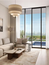 Brochure render, living area
