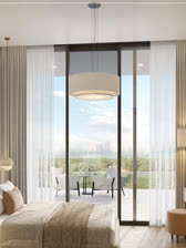 Brochure render, master bedroom